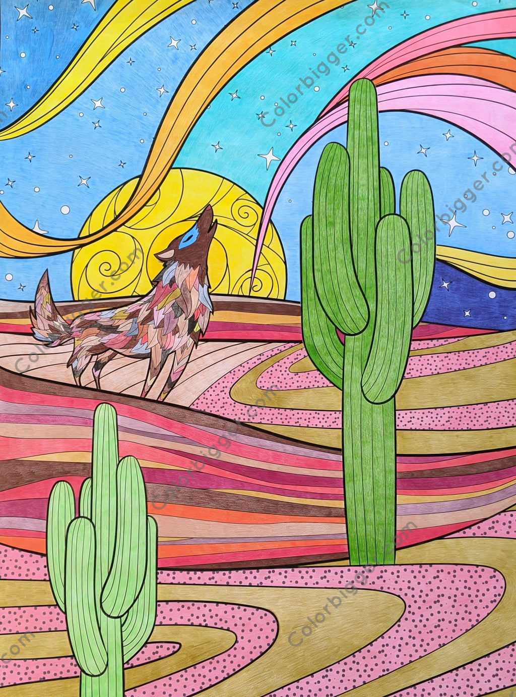 Desert Coloring Poster — photo 4