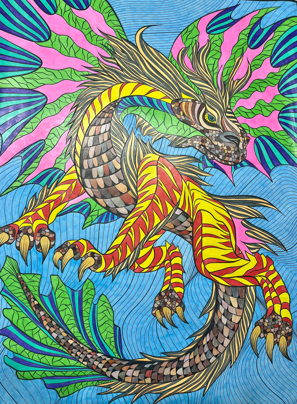 Dragon Coloring Poster — photo 4