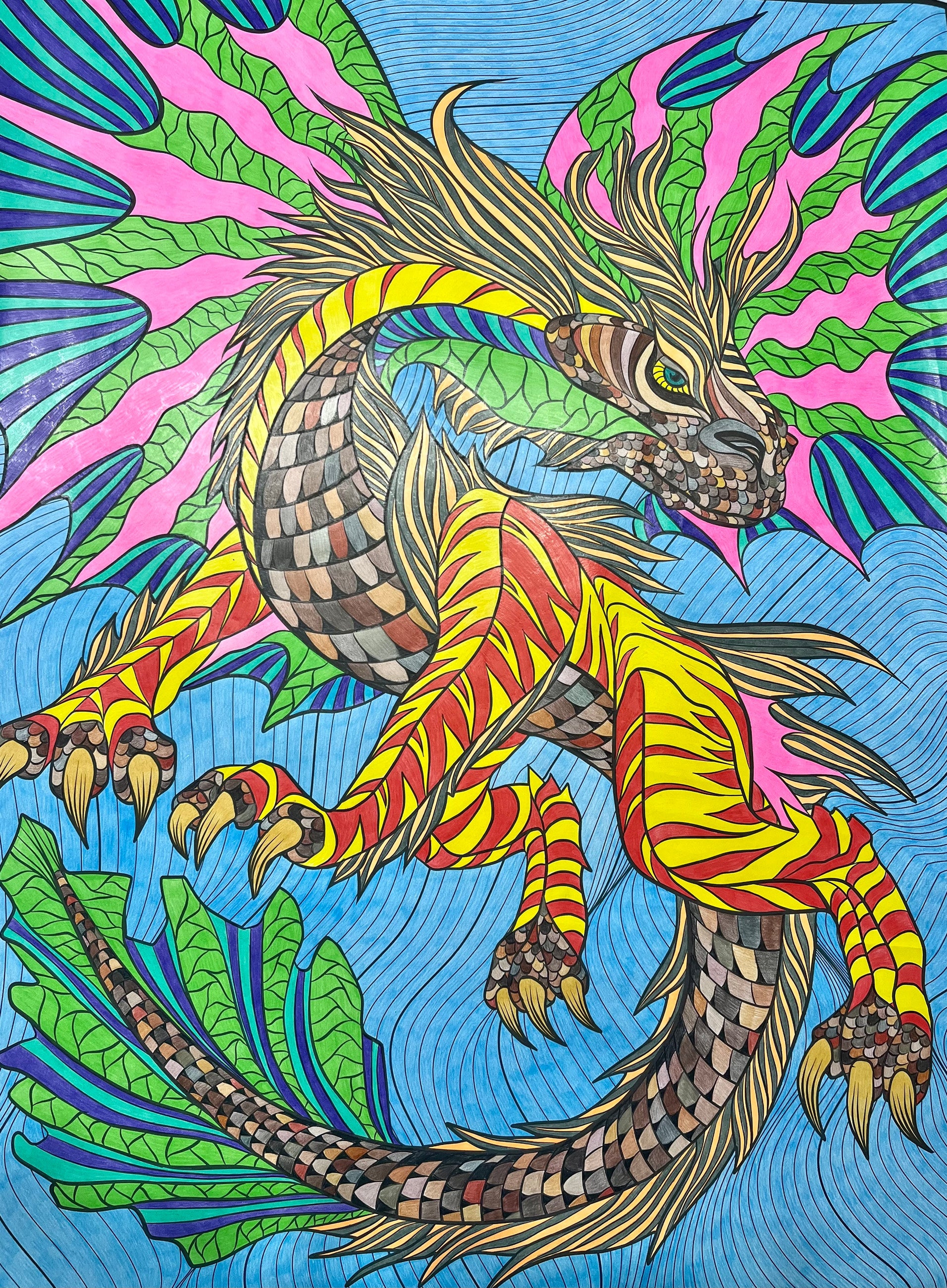 Dragon Coloring Poster — photo 4