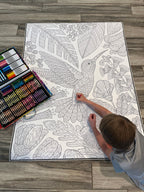 Hummingbird Coloring Poster — photo 3