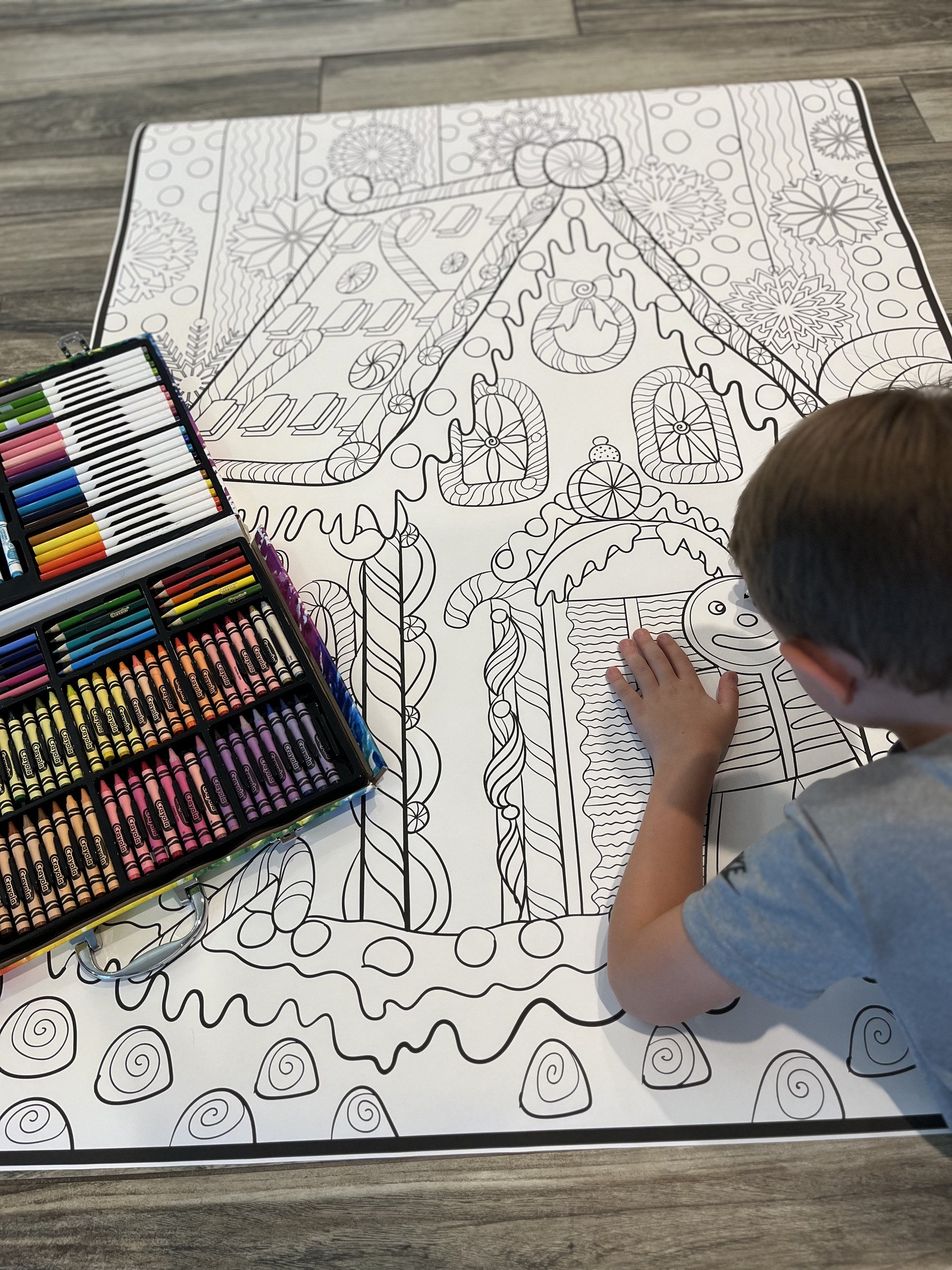 Gingerbread House Coloring Poster — photo 2