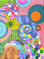 Geometric Coloring Poster — photo 4
