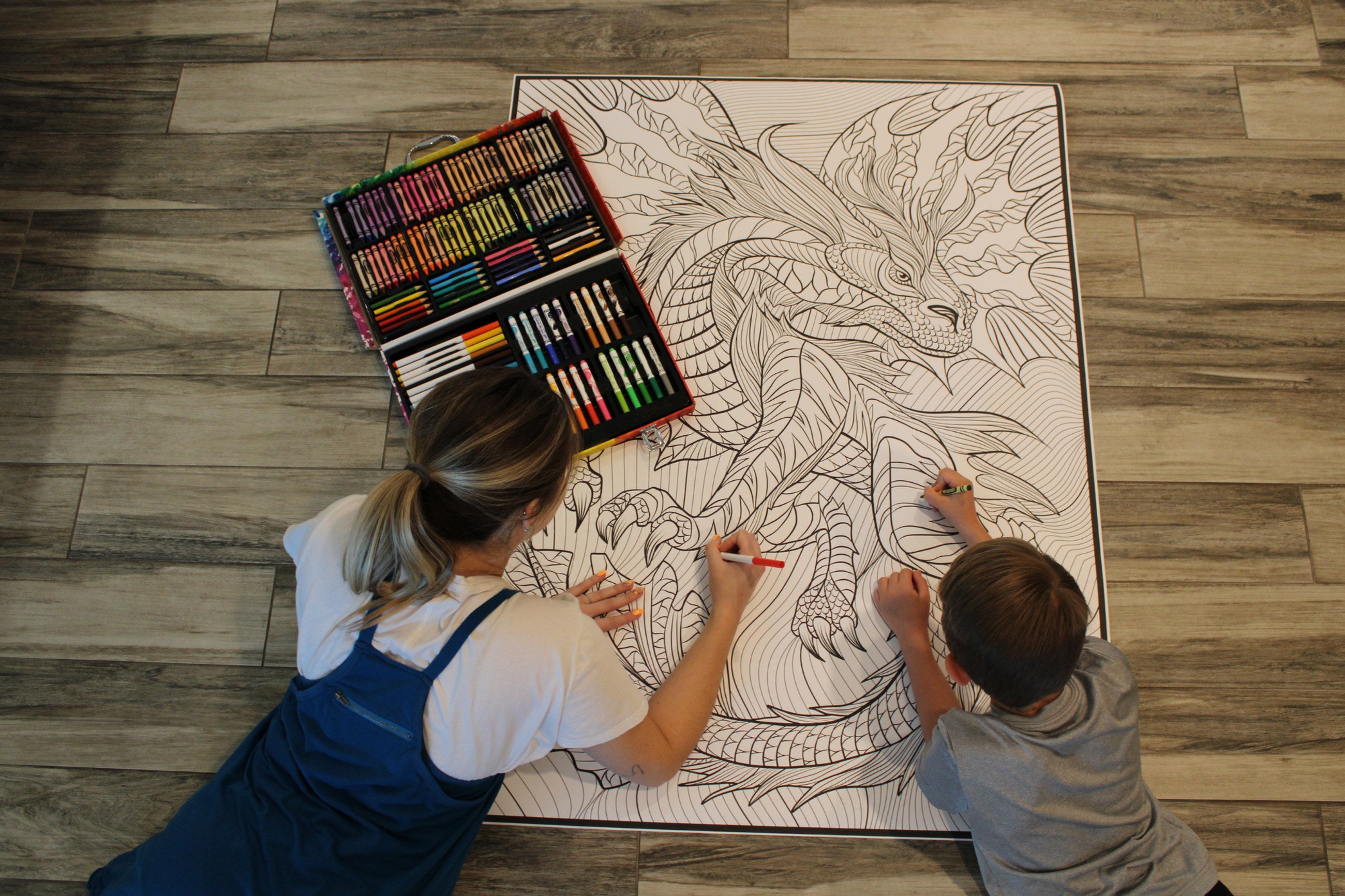 Dragon Coloring Poster — photo 3