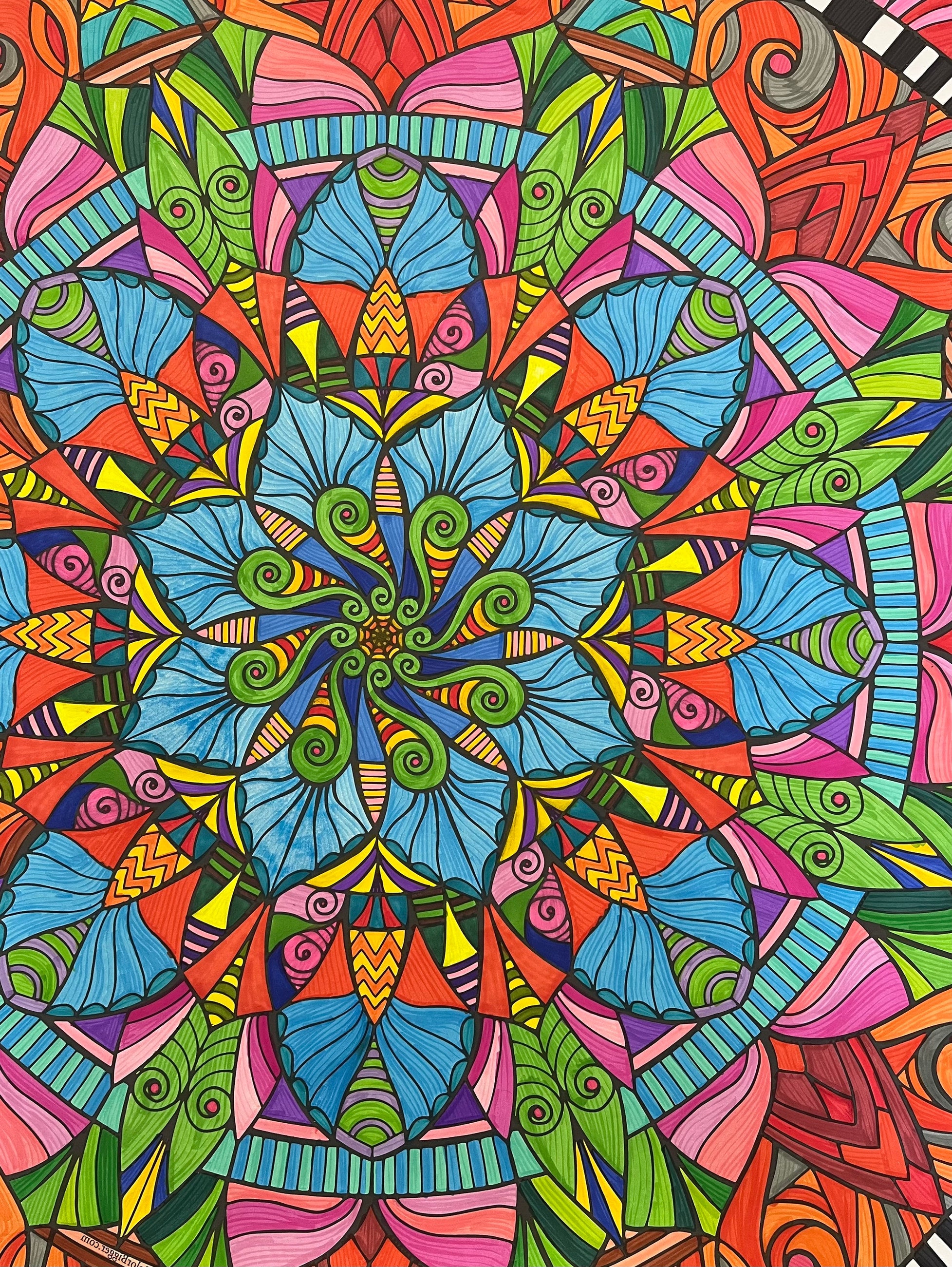 Mandala Coloring Poster — photo 4