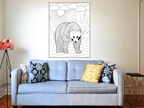 Bear Coloring Poster — photo 2
