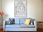 Gingerbread House Coloring Poster — photo 3