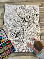 Dia de los Muertos Coloring Poster — photo 2