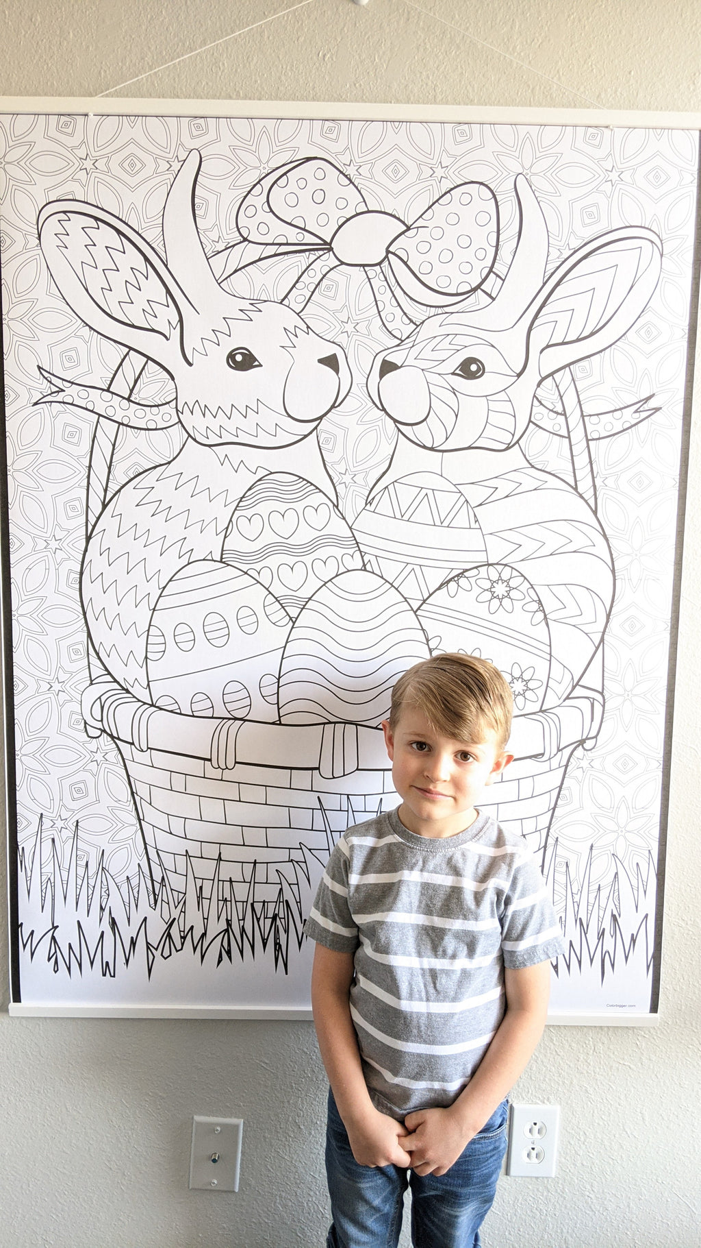Easter Coloring Poster — photo 4