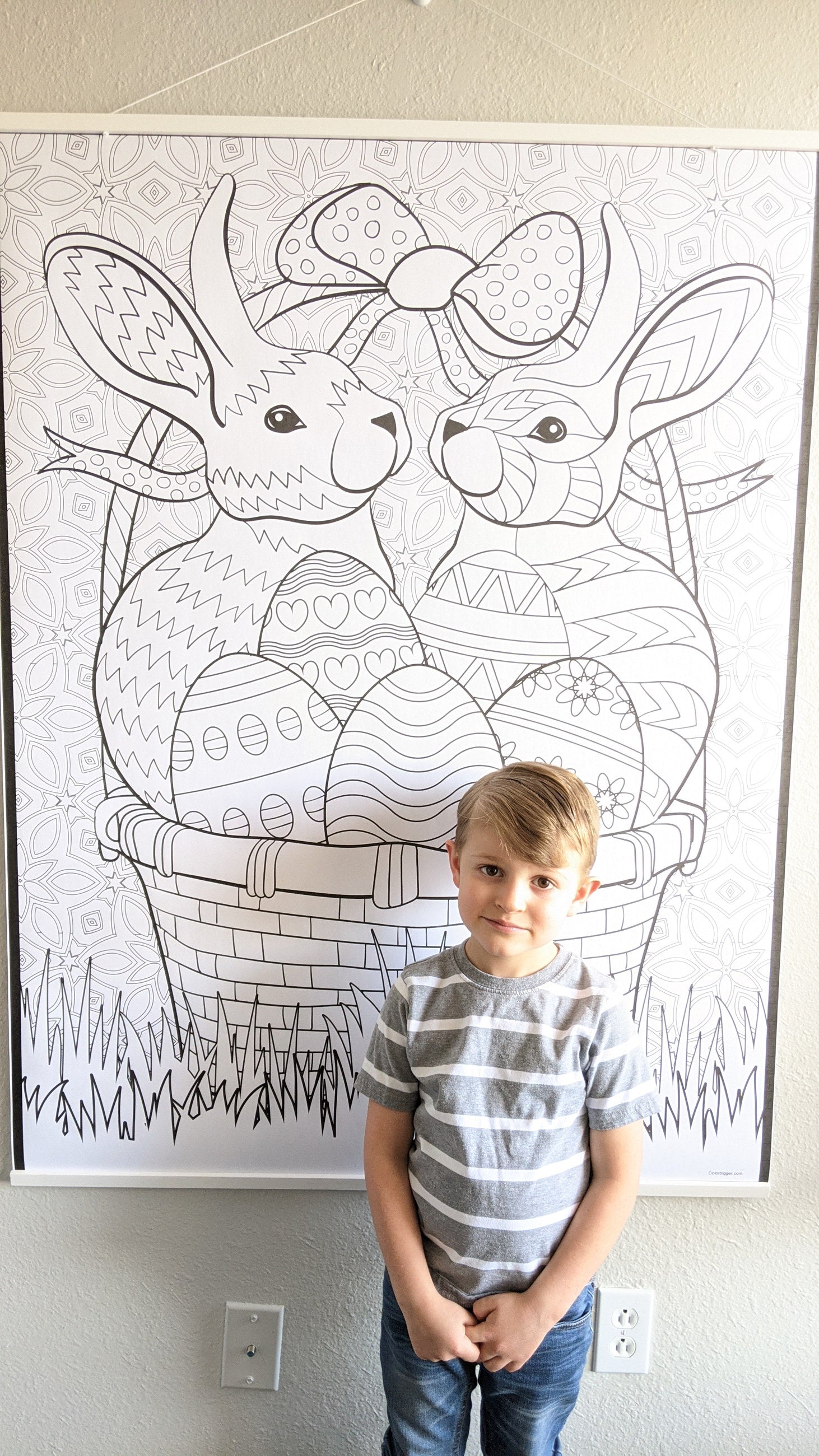 Easter Coloring Poster — photo 4