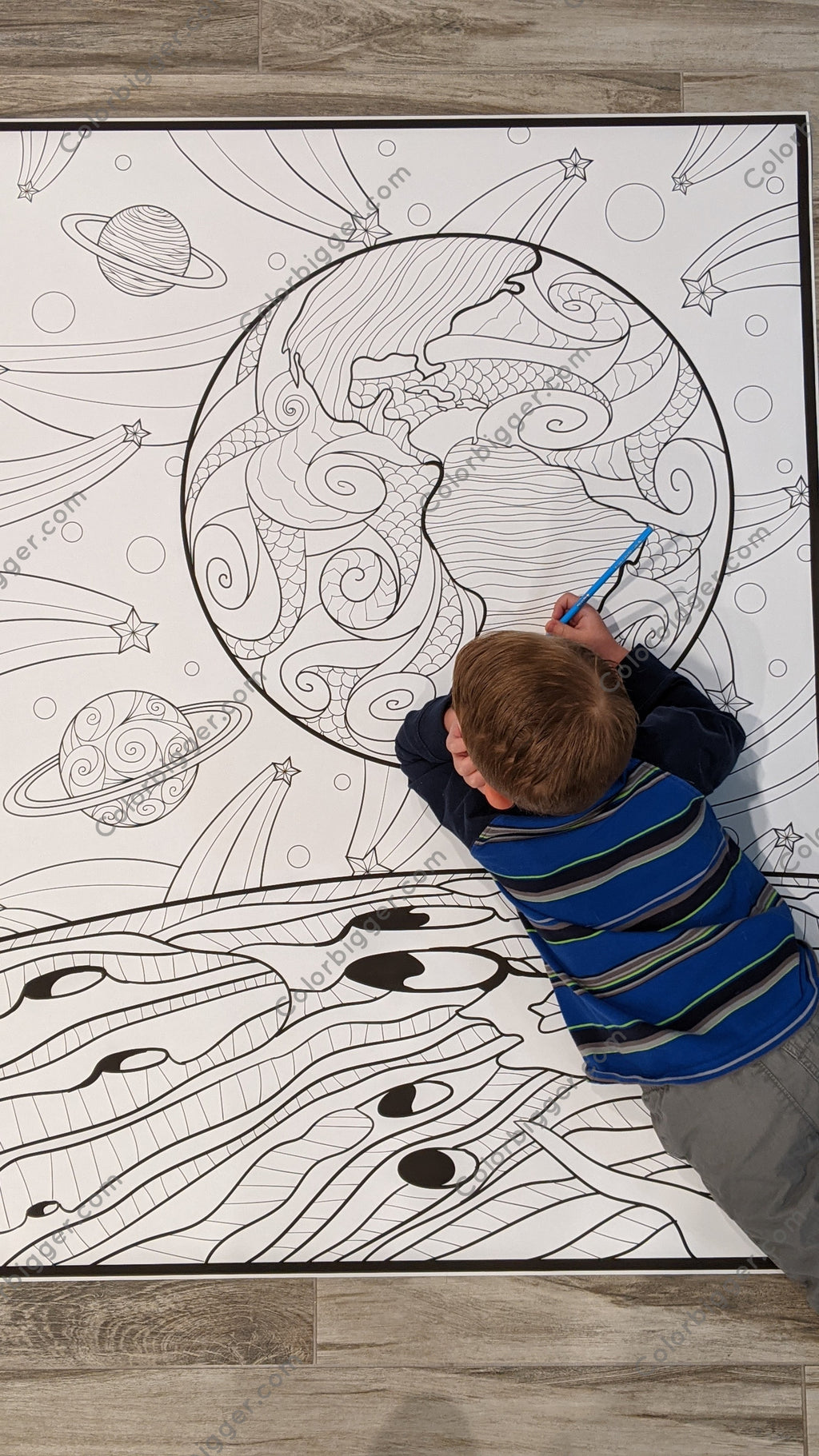 Space Coloring Poster — photo 3