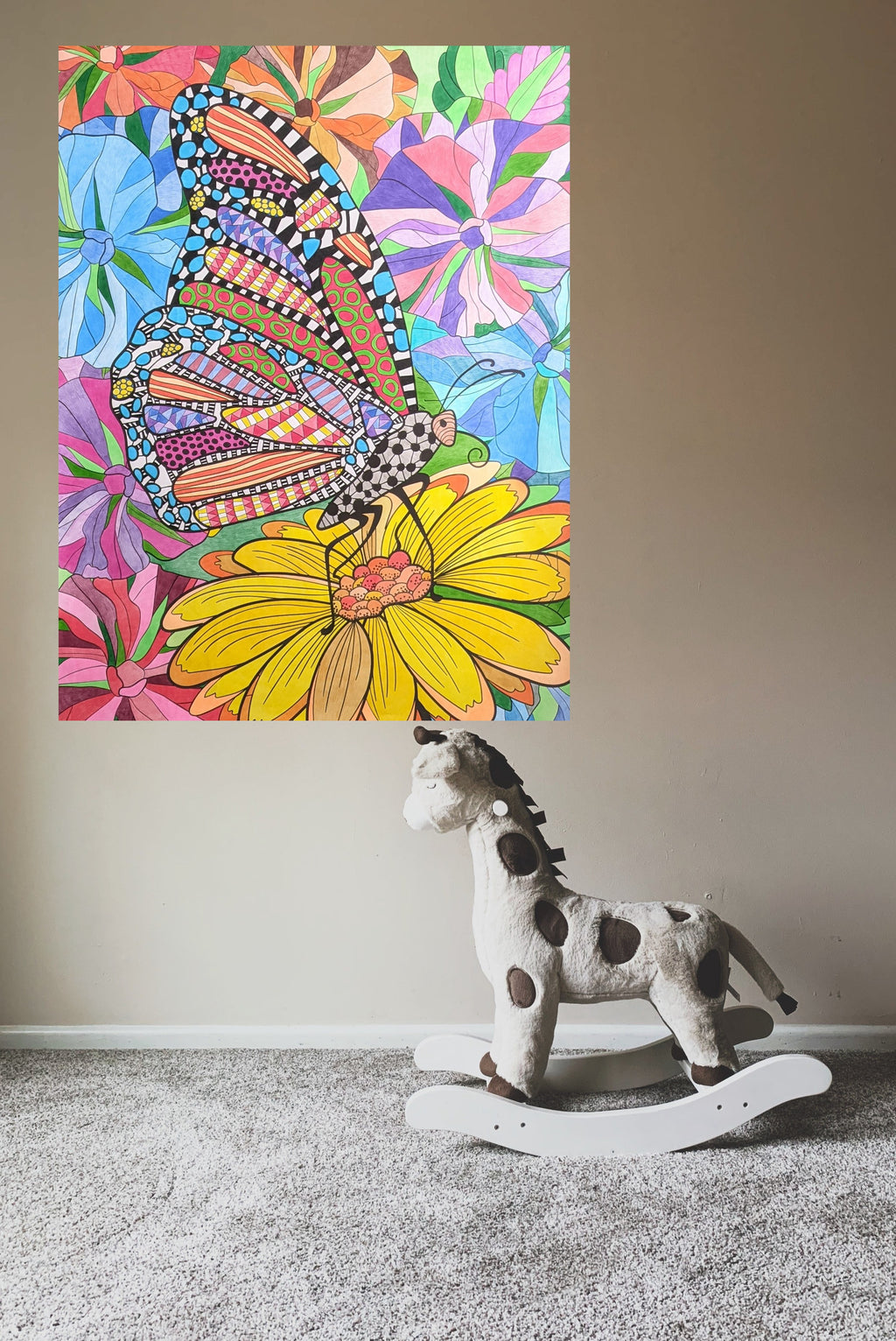 Butterfly Coloring Poster — photo 4
