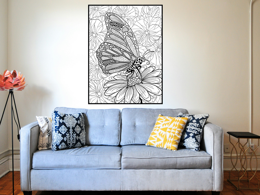 Butterfly Coloring Poster — photo 3