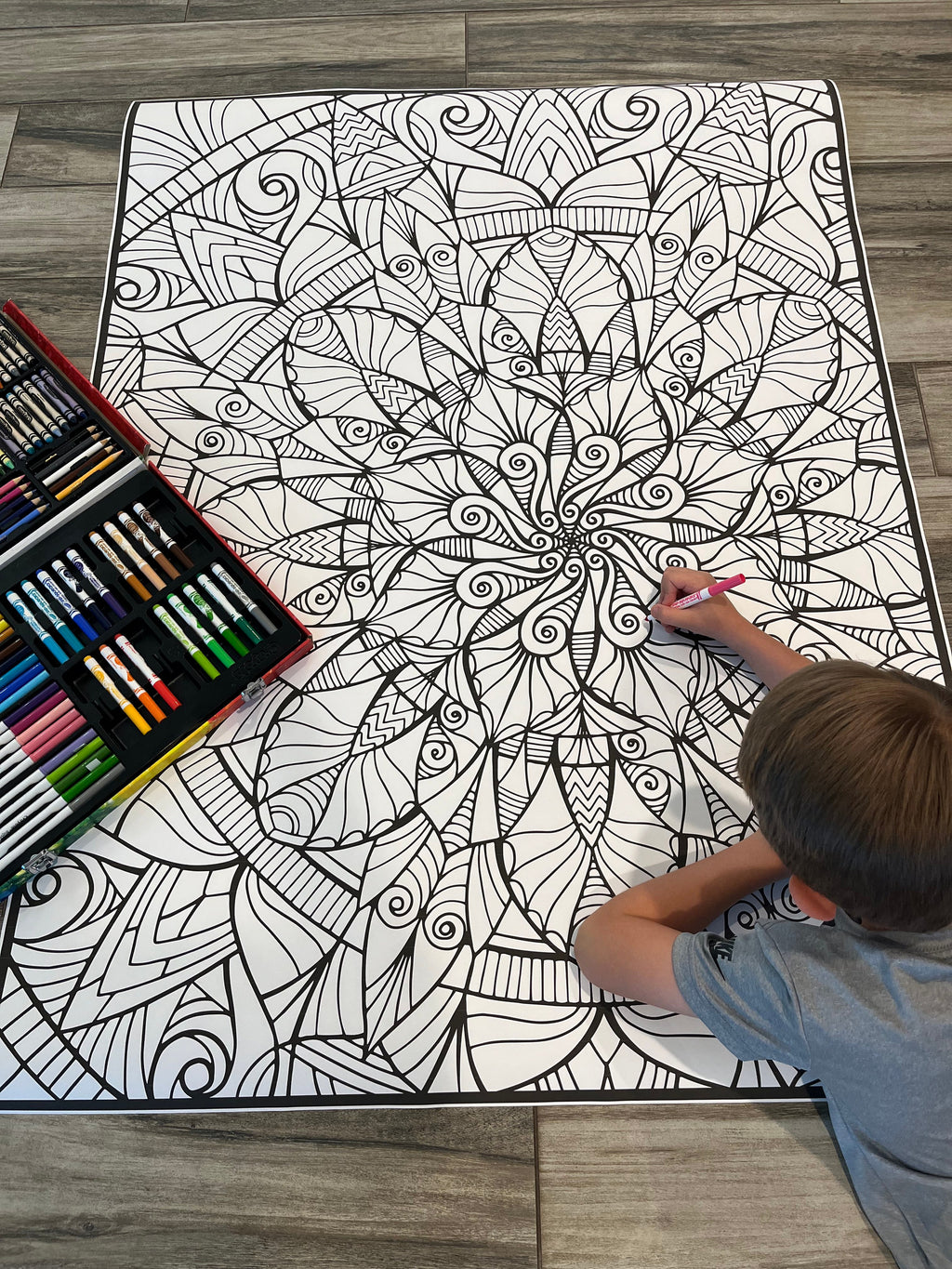 Mandala Coloring Poster — photo 3