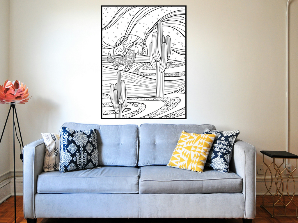 Desert Coloring Poster — photo 3