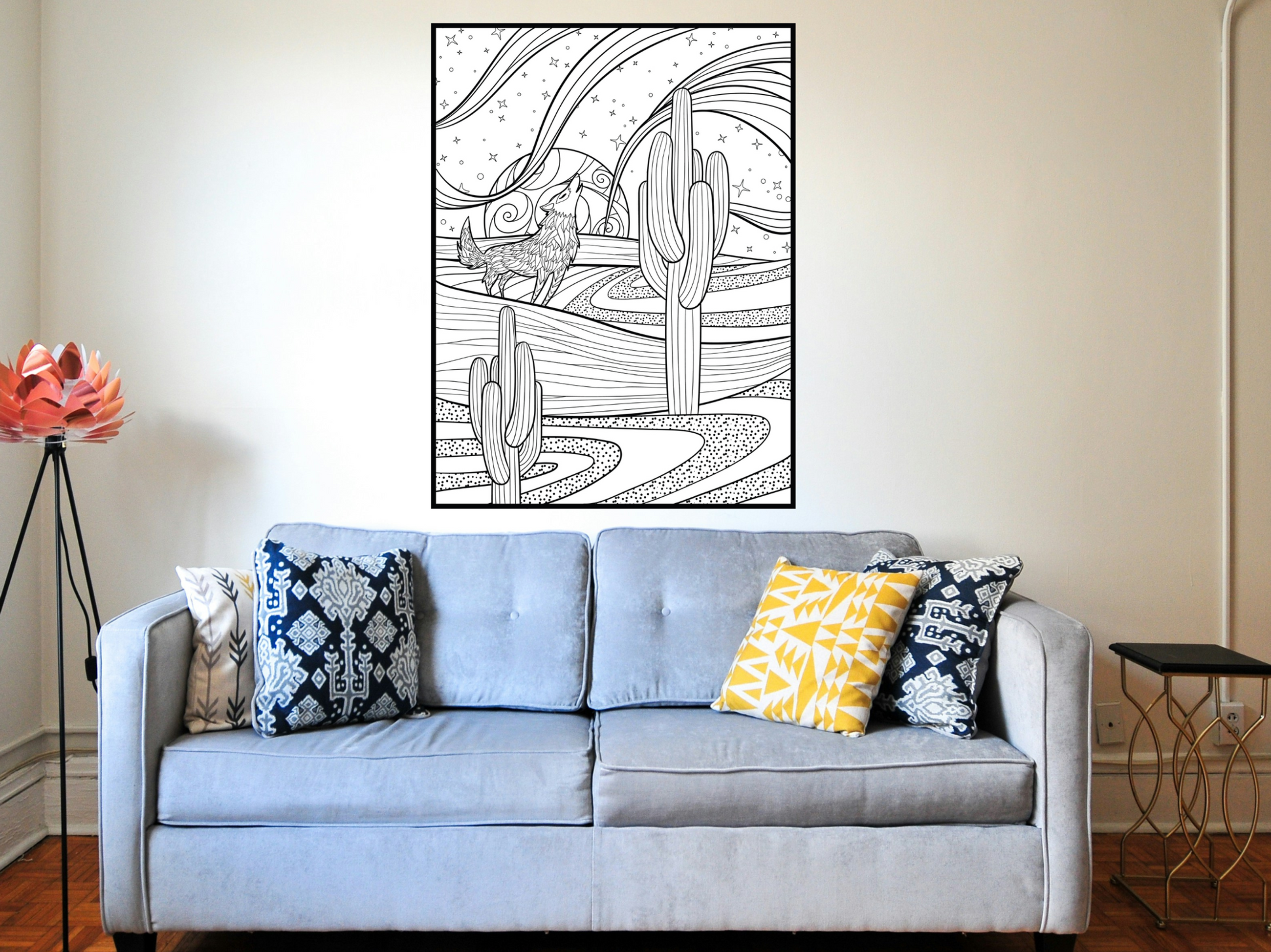 Desert Coloring Poster — photo 3
