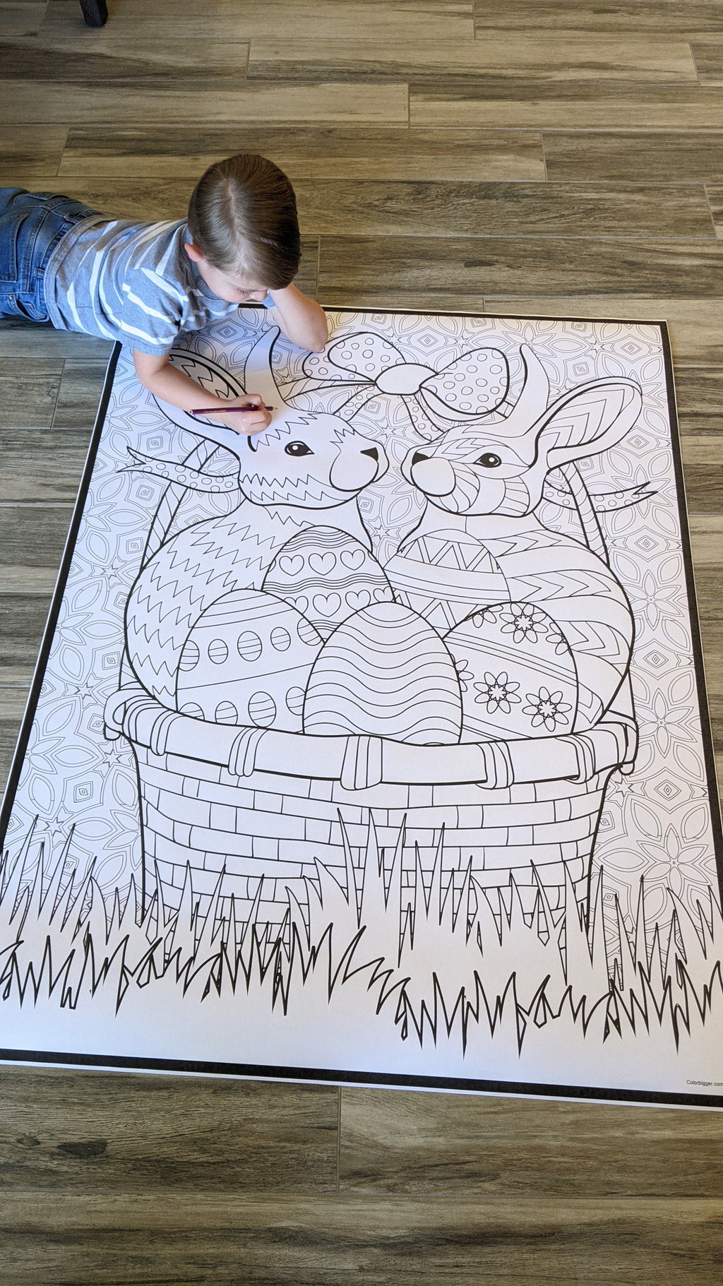 Easter Coloring Poster — photo 2