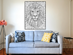 Lion Coloring Poster — photo 2