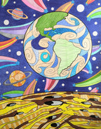 Space Coloring Poster — photo 4