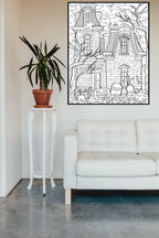 Halloween Coloring Poster — photo 3