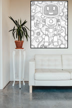 Robot Coloring Poster — photo 2