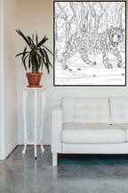 Tiger Coloring Poster — photo 2