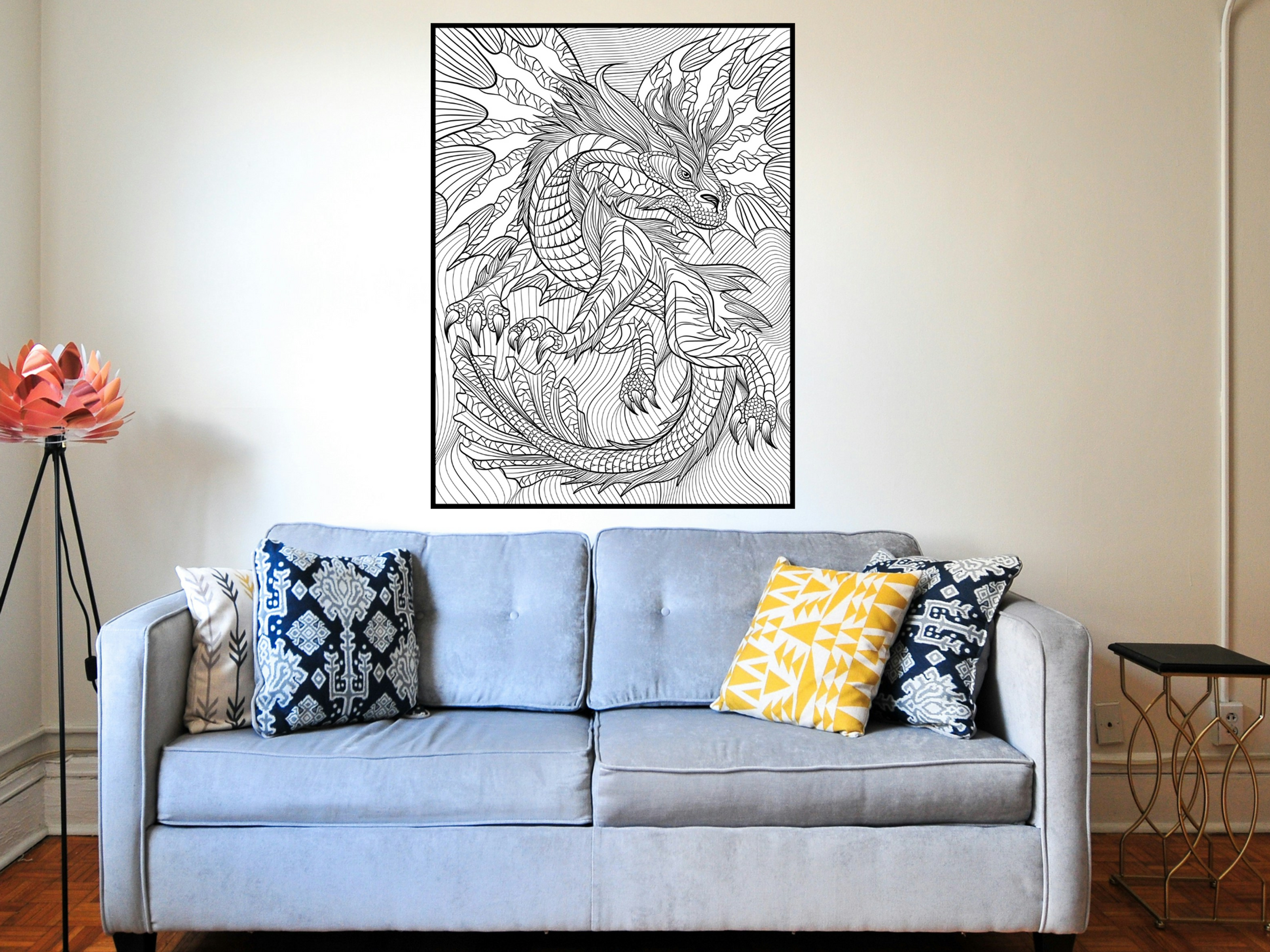 Dragon Coloring Poster — photo 6