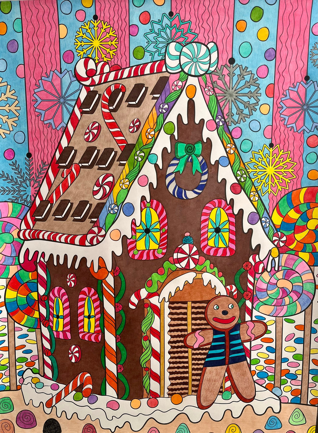Gingerbread House Coloring Poster — photo 4