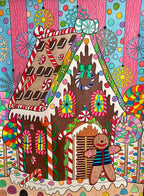 Gingerbread House Coloring Poster — photo 4