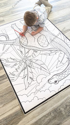 Dinosaur Coloring Poster — photo 3