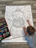 Snowman Coloring Poster — photo 3