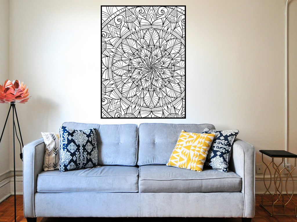 Mandala Coloring Poster — photo 2