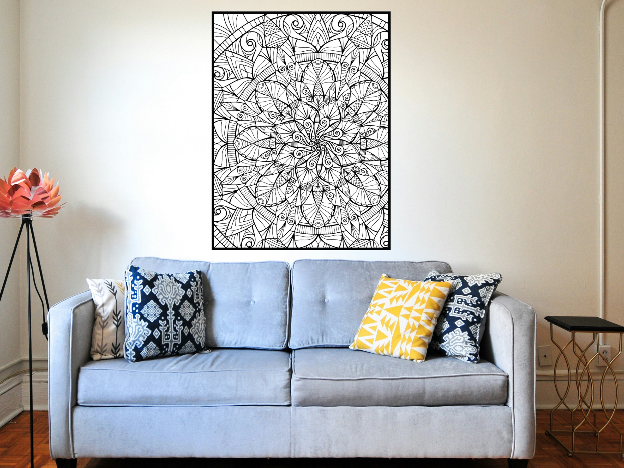 Mandala Coloring Poster — photo 2