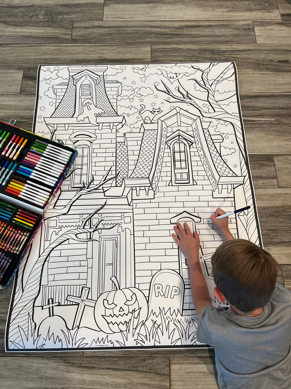 Halloween Coloring Poster — photo 2