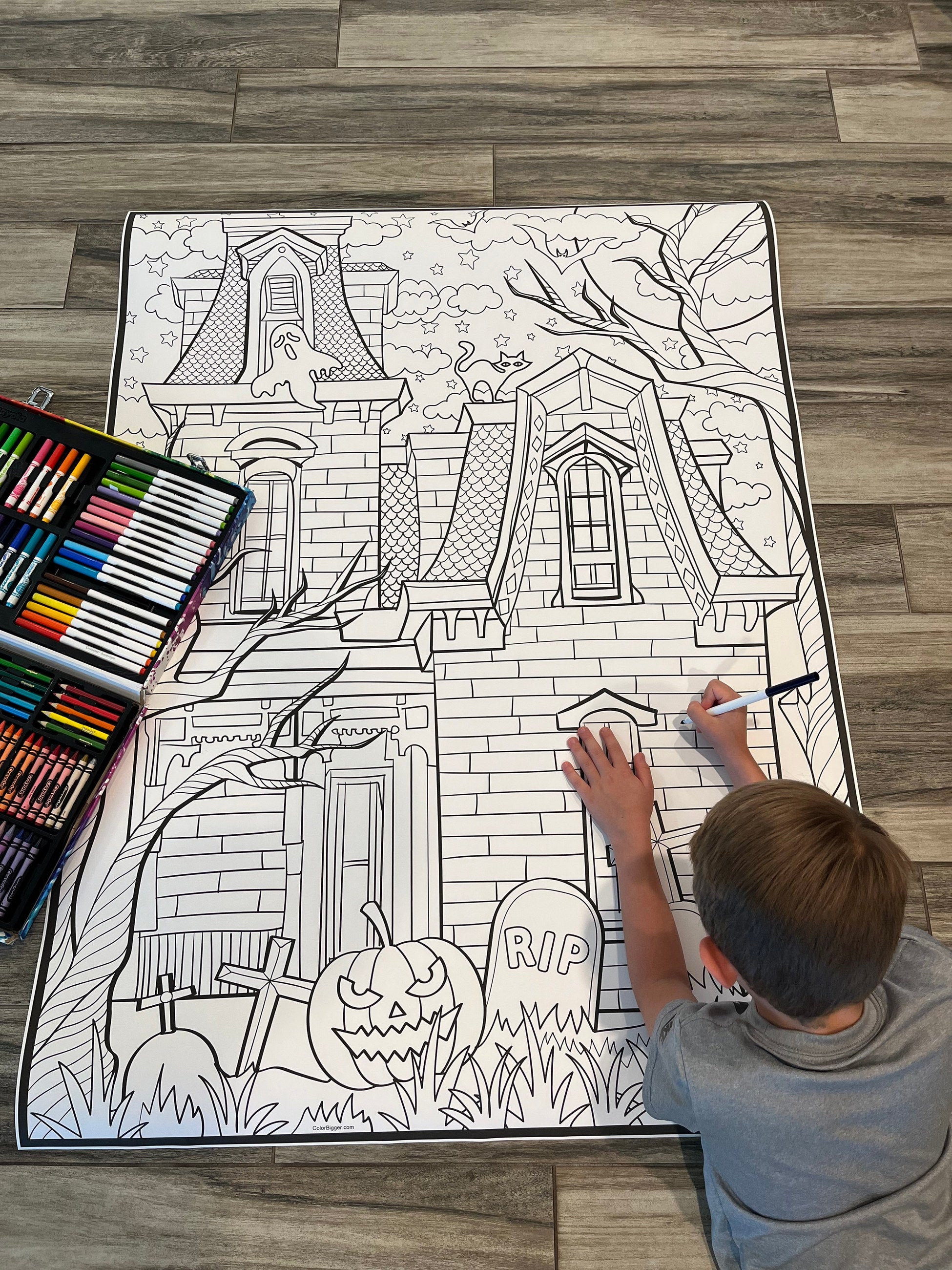 Halloween Coloring Poster — photo 2