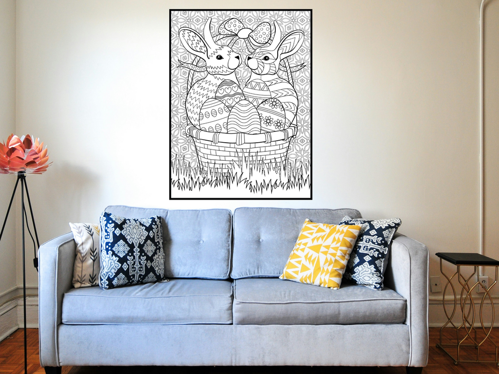 Easter Coloring Poster — photo 3