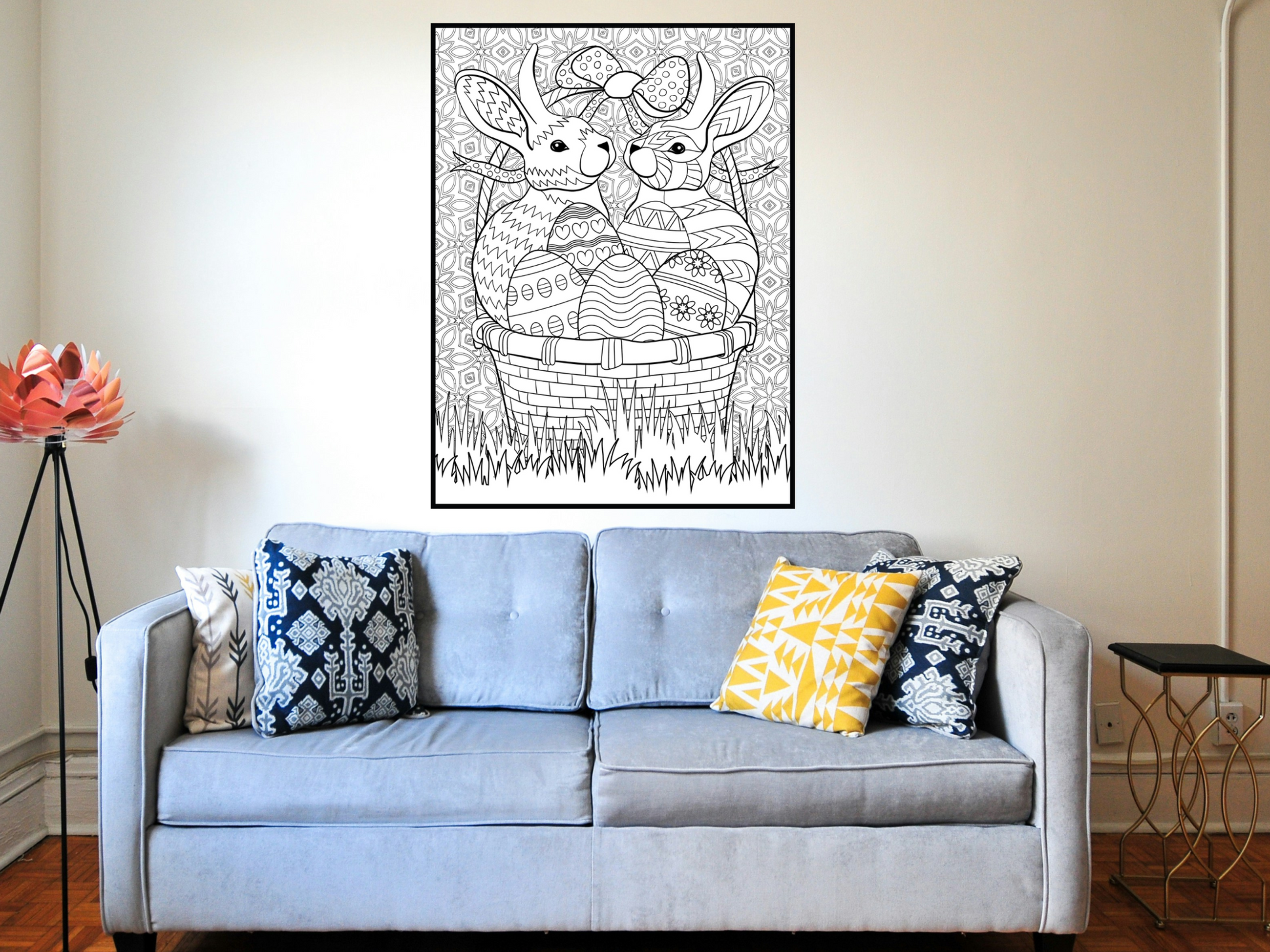 Easter Coloring Poster — photo 3