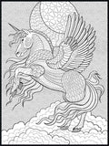 Unicorn Coloring Poster