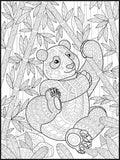 Panda Coloring Poster