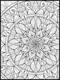 Mandala Coloring Poster