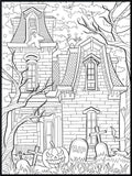 Halloween Coloring Poster