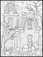 Halloween Coloring Poster