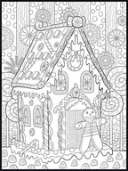 Gingerbread House Coloring Poster