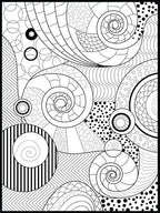 Geometric Coloring Poster