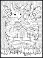Easter Coloring Poster