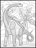Dinosaur Coloring Poster